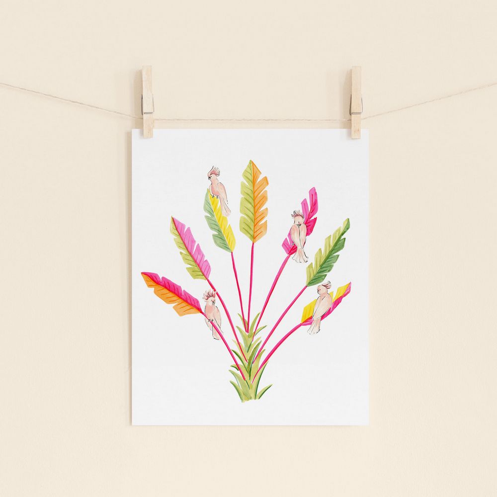 Tropical Cockatoo Tree