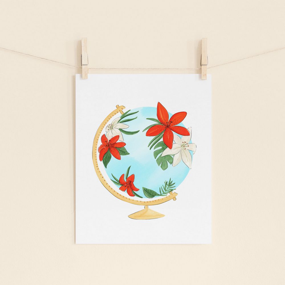 Floral Globe