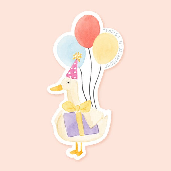 Party Goose Sticker
