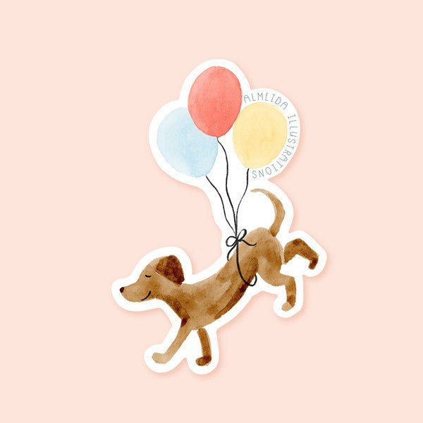 Party Dog Sticker