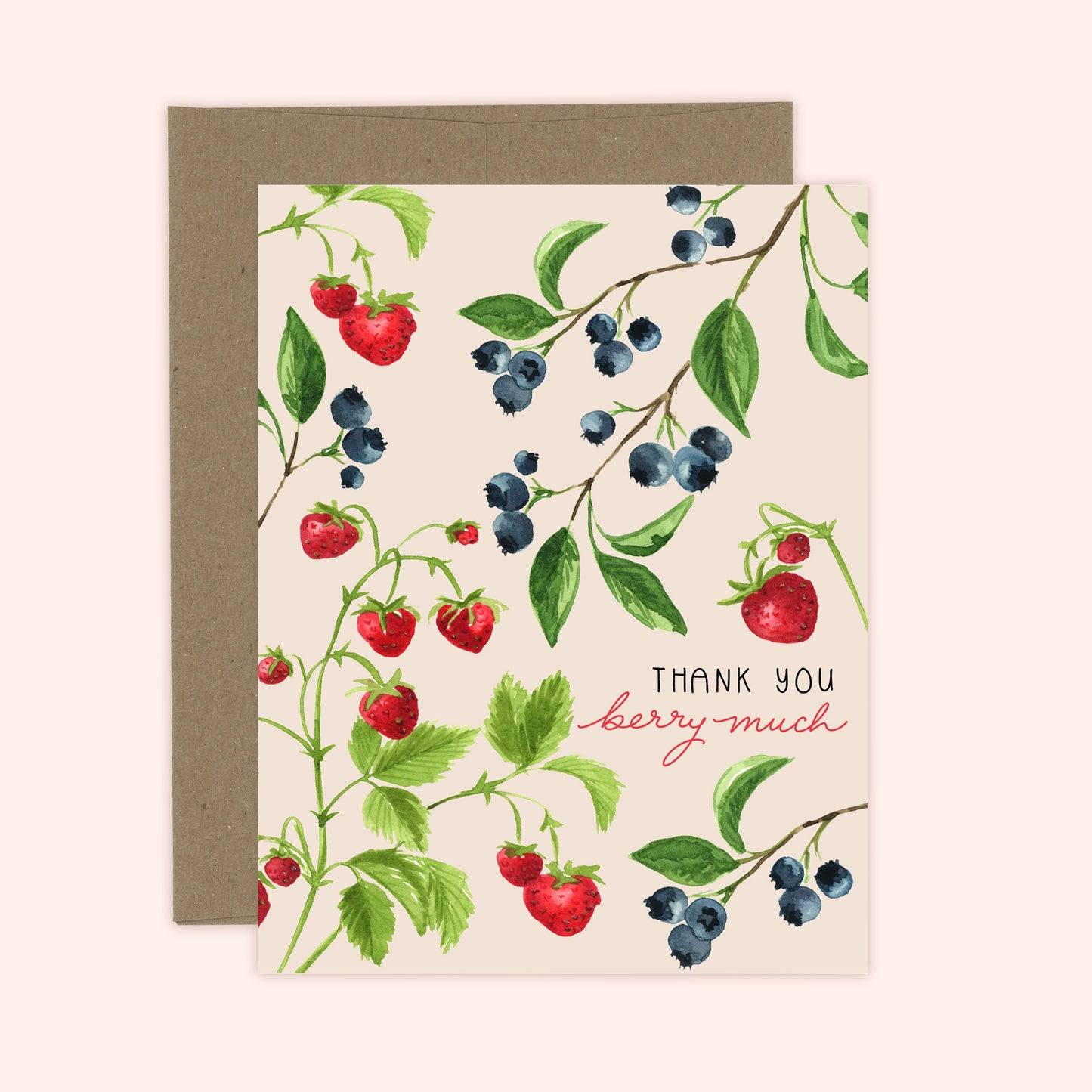 Berry Thanks Card