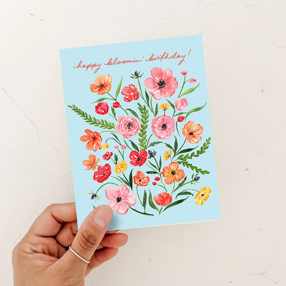 Happy Bloomin' Birthday Card