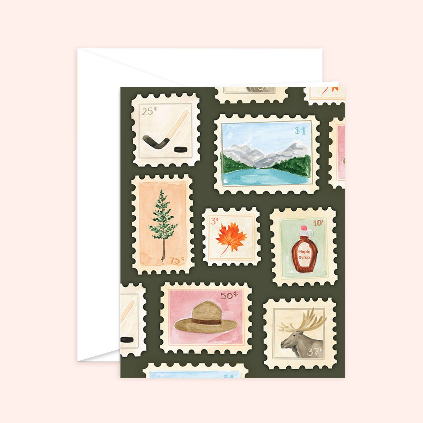 Canadian Stamps Card