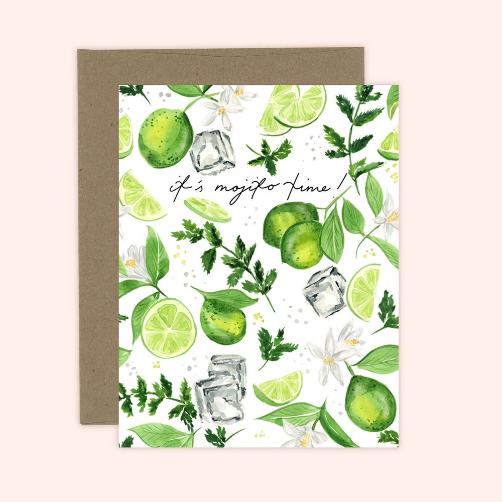 It's Mojito Time Card