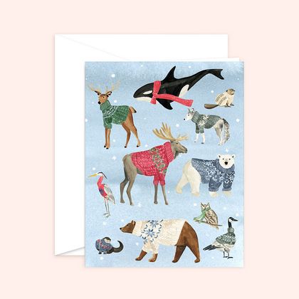 Winter Sweaters Card