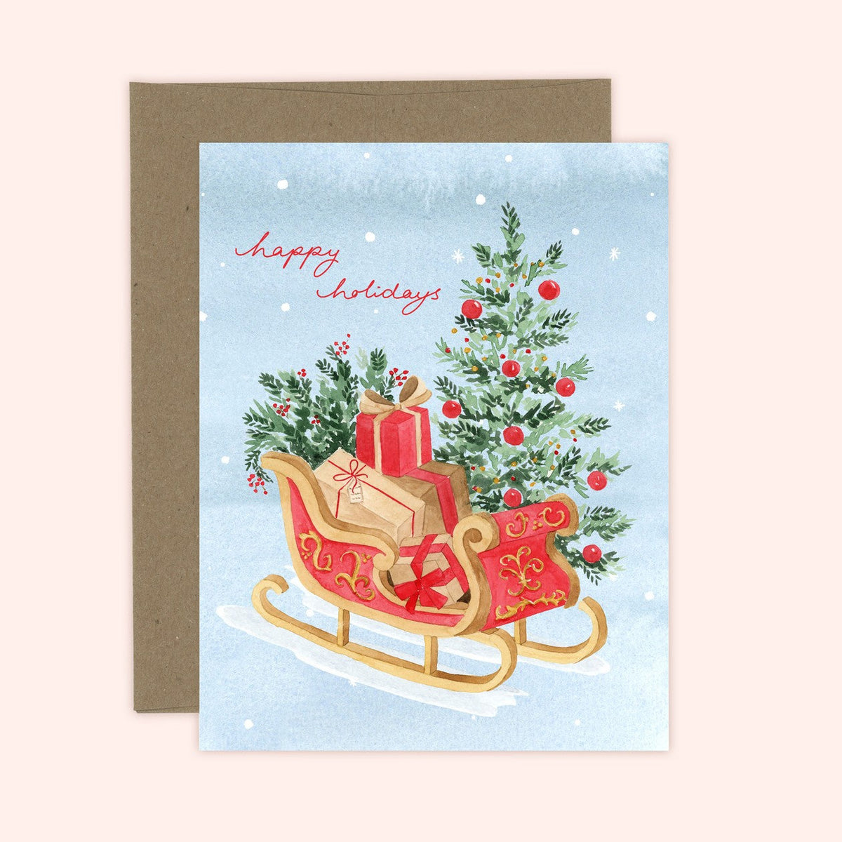 Santa's Sleigh Card