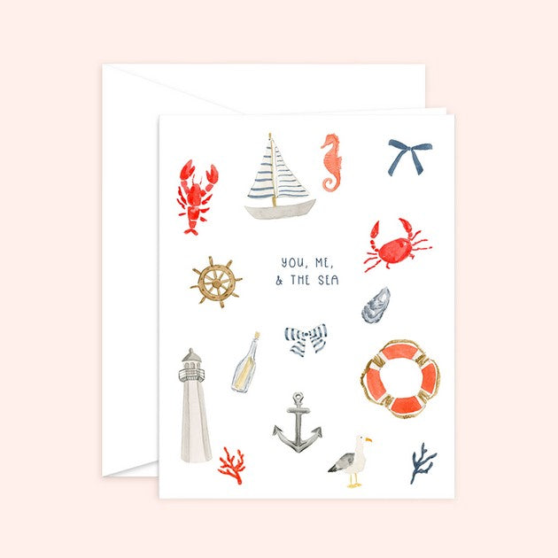 You, Me, and the Sea Card