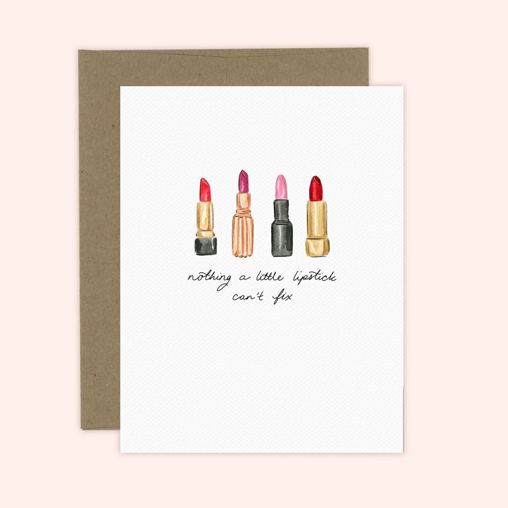 Lipstick Card