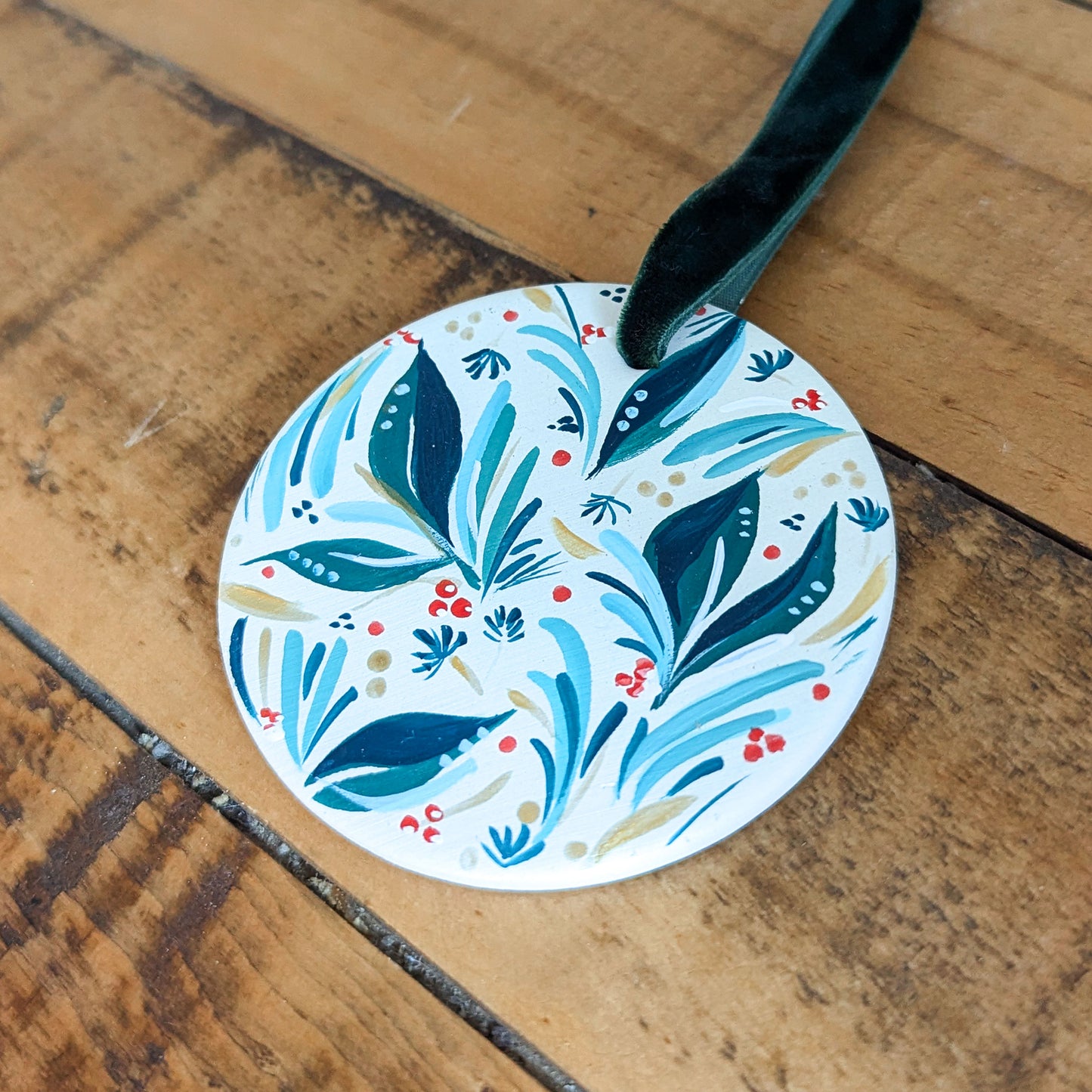 Winter Branches and Berries Ornament