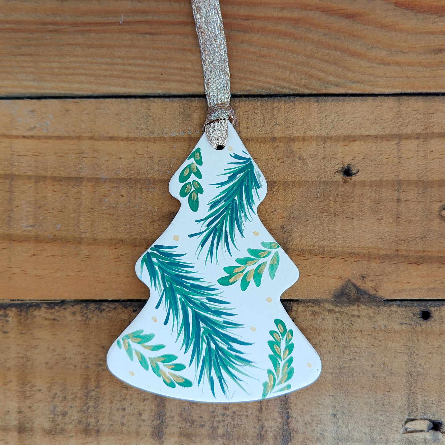 Evergreen Branches Tree Ornament