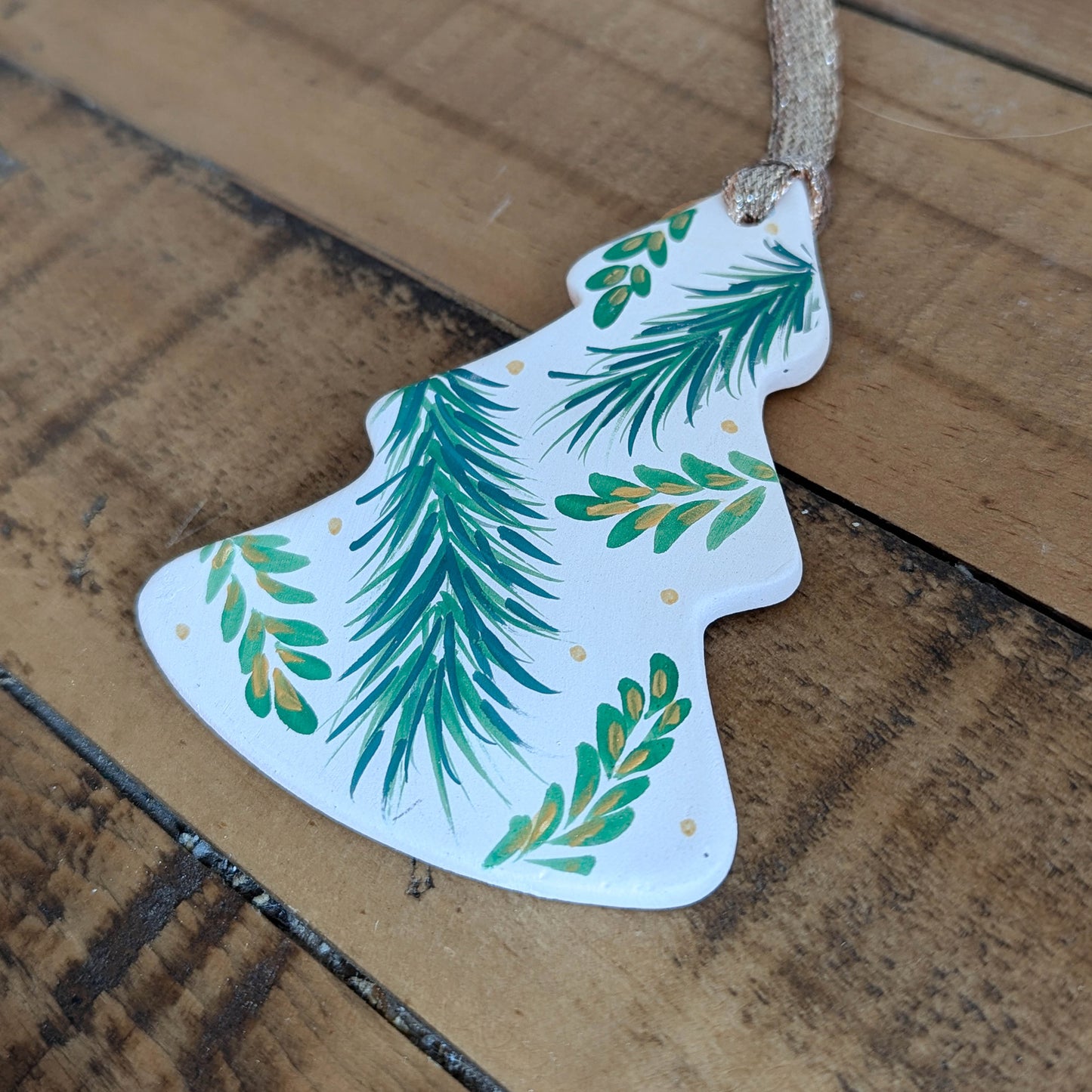 Evergreen Branches Tree Ornament