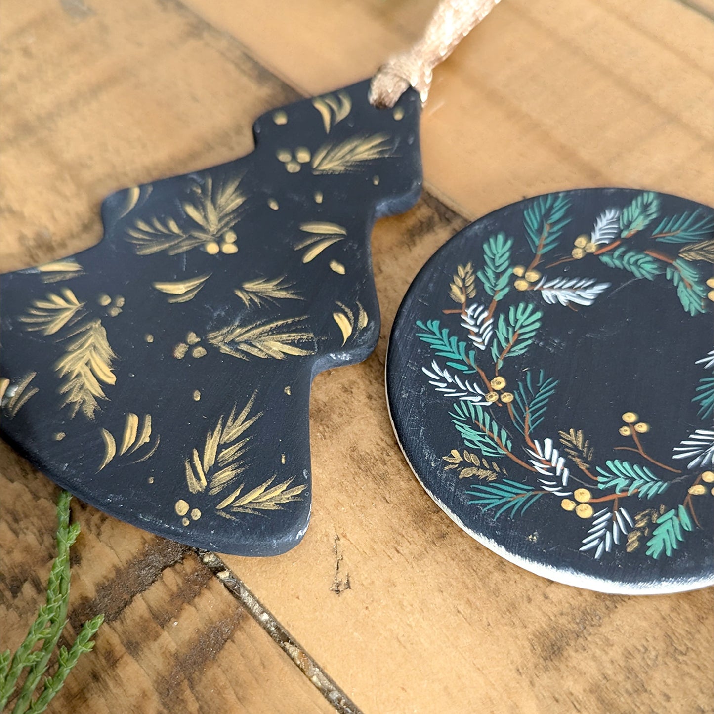 Golden Branches Tree Ornament