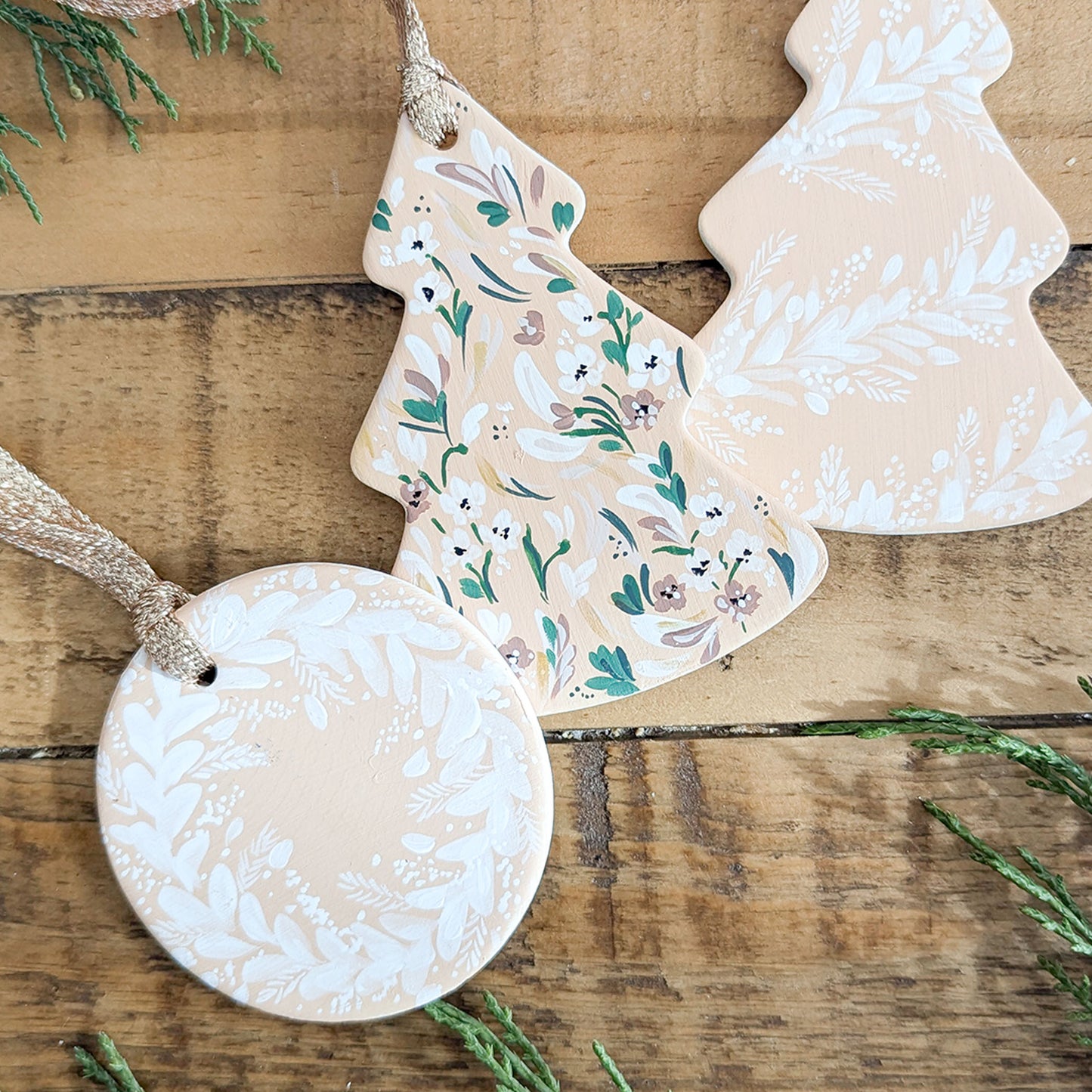 Pink Winter Wreath
