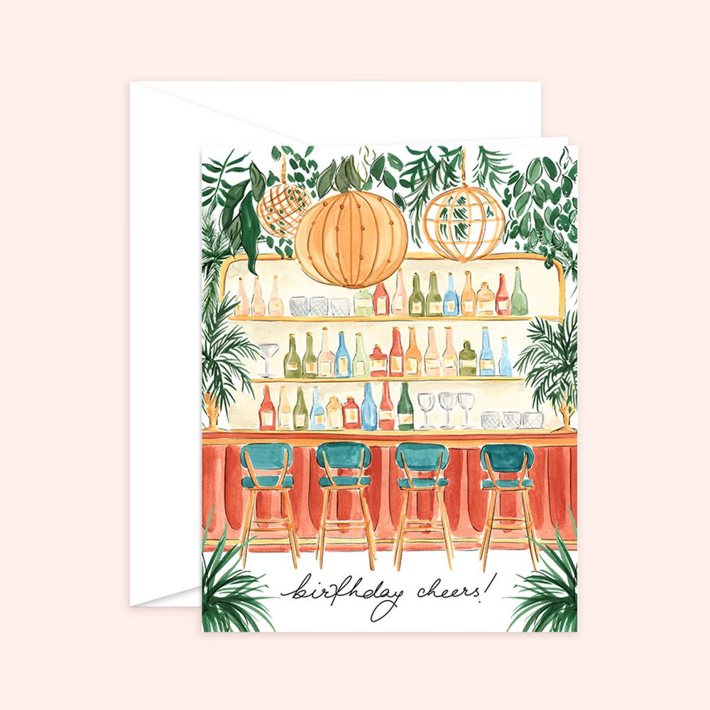Tropical Birthday Cheers Card