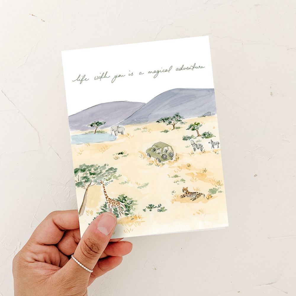Life with you is a Magical Adventure Card