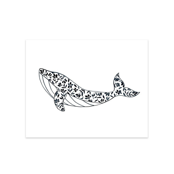 Floral Whale
