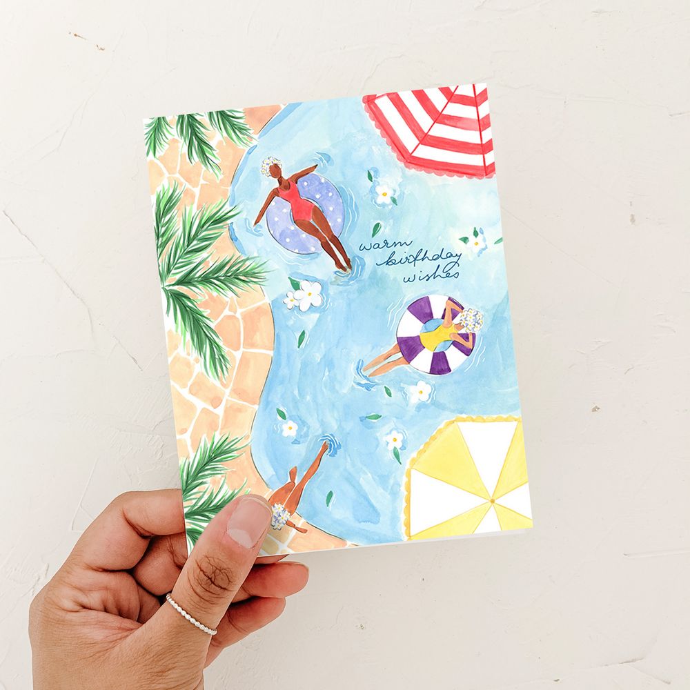 Warm Birthday Wishes card