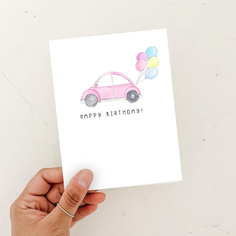 Birthday Beetle Card