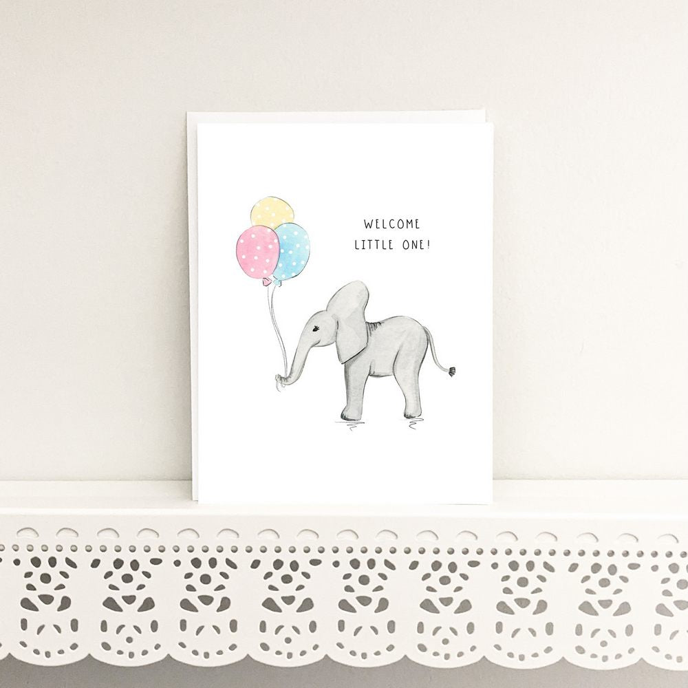 Baby Elephant Card