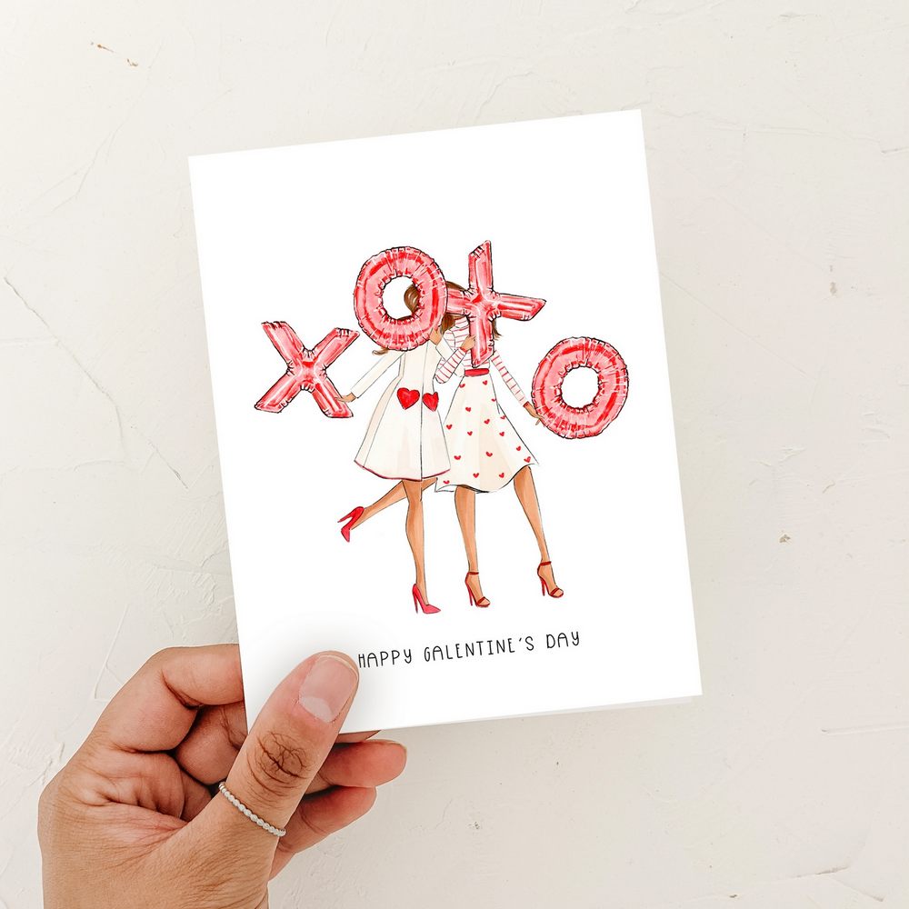 Happy Galentine's day card