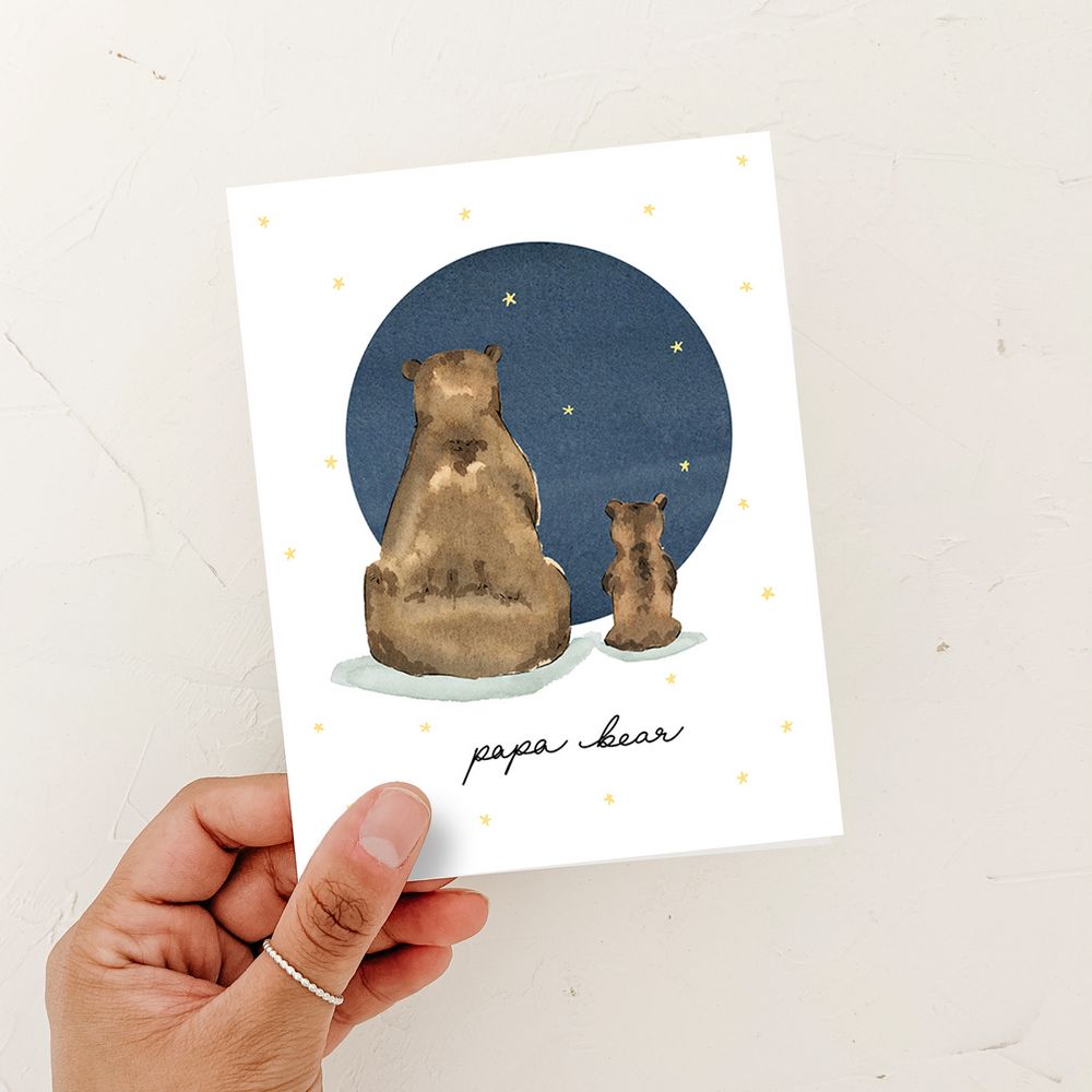 Papa Bear card