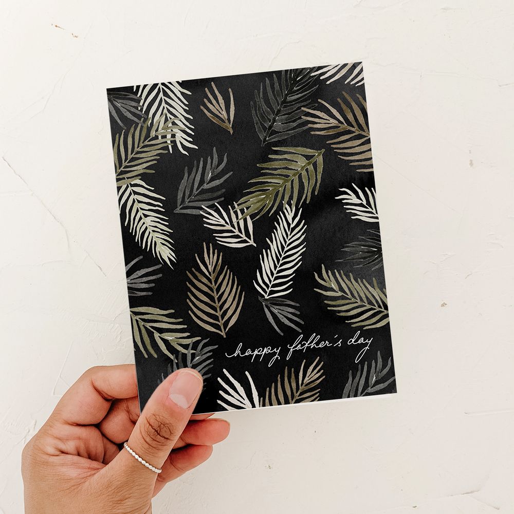 Father's Day Ferns card