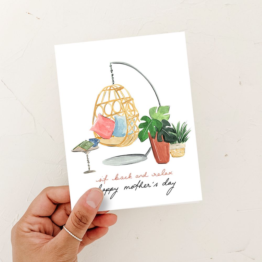 Sit Back and Relax Mom card