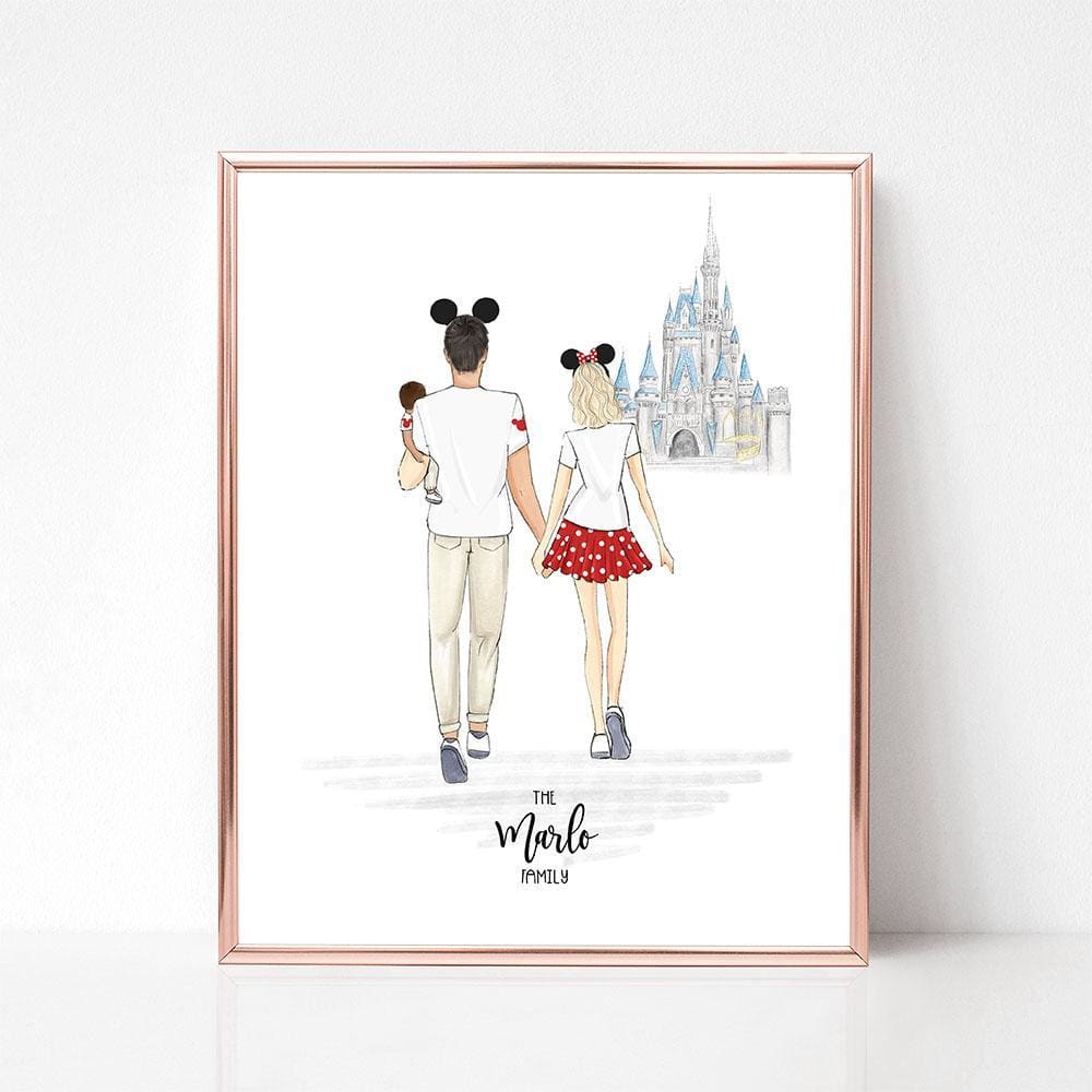 Build Your Family - Disney Edition - art print