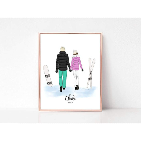 Build Your Family - Winter Edition - art print