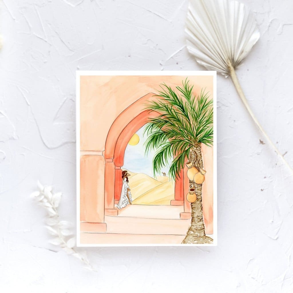 Middle East Desert - art print