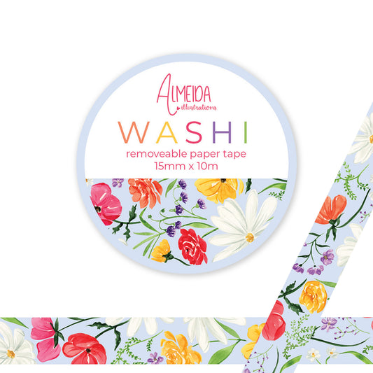 Bright Florals Washi Tape