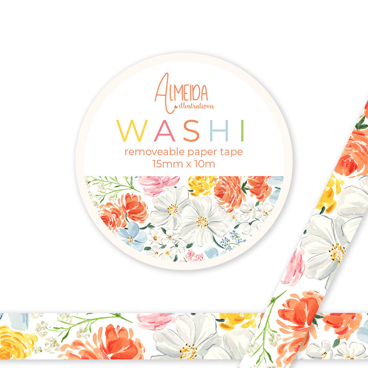 Dainty Florals Washi Tape