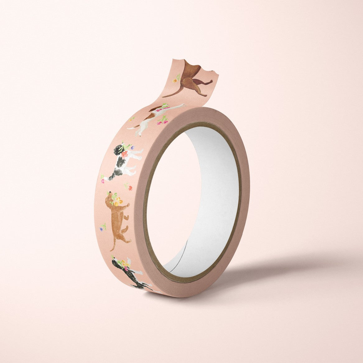 Floral Dogs Washi Tape