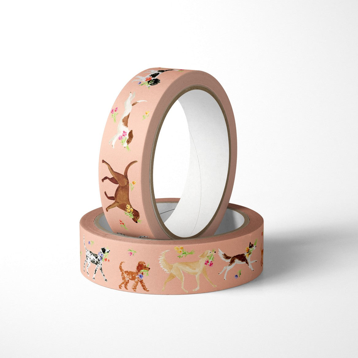 Floral Dogs Washi Tape