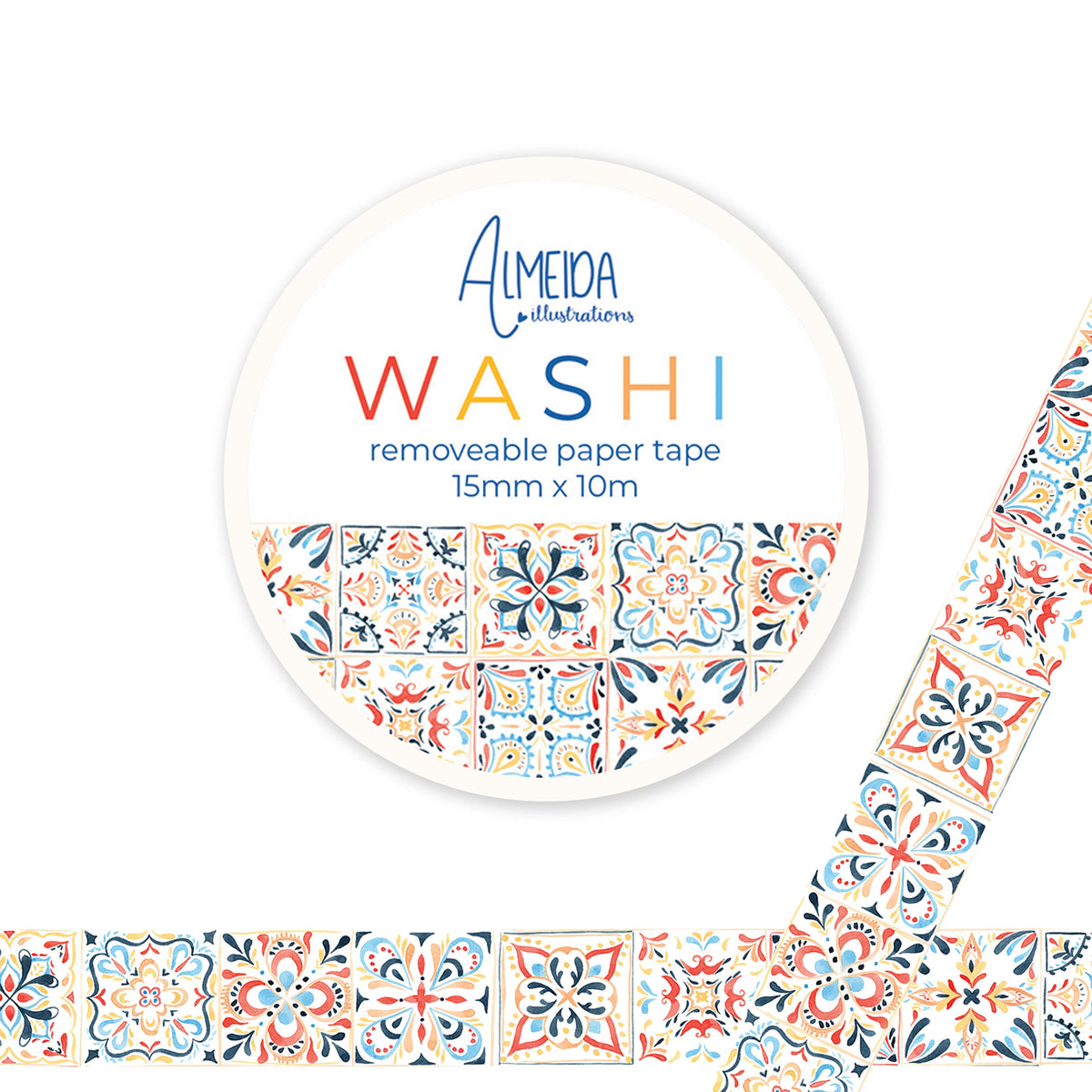 Tropical Tiles Washi Tape