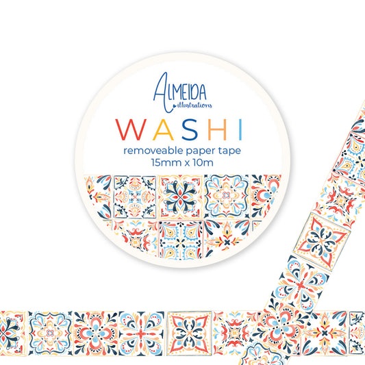 Tropical Tiles Washi Tape