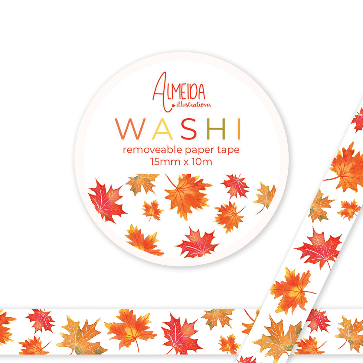 Maple leaf Washi Tape