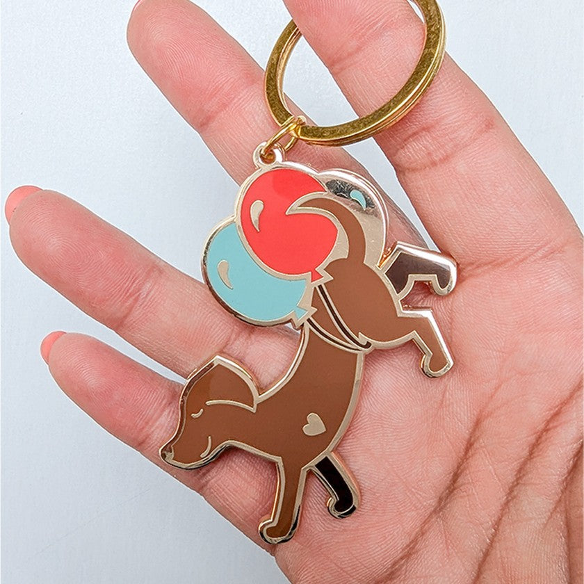 Balloon Dog Keychain