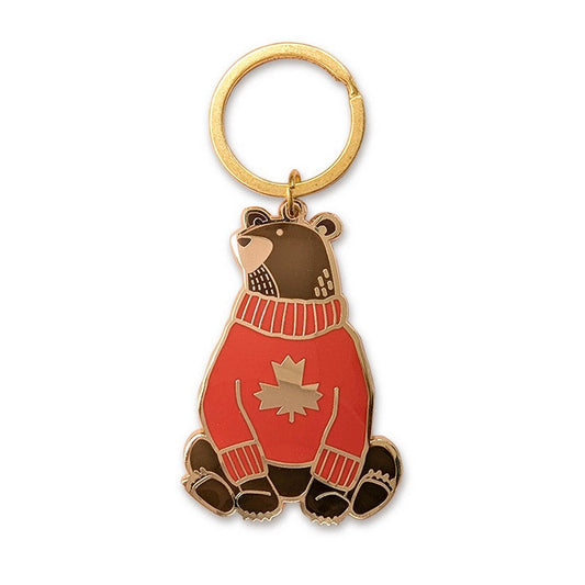 Grizzly Bear Keychain