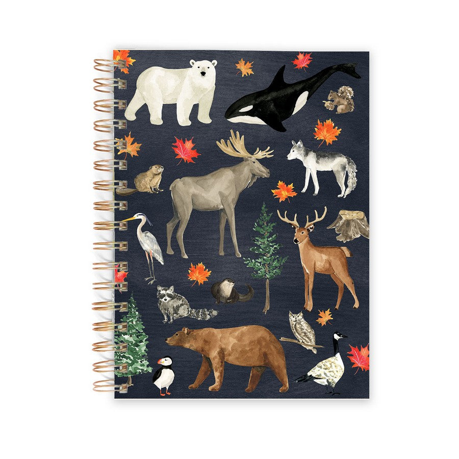 PNW Animals Spiral Notebook