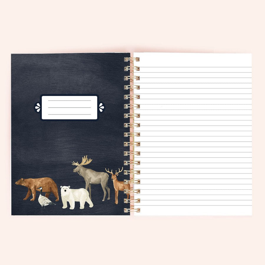 PNW Animals Spiral Notebook