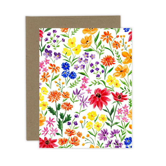 Bright Florals Card