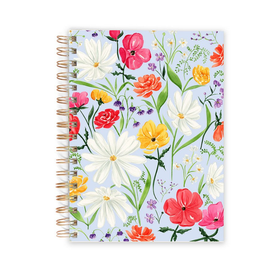 Bright Florals Spiral Notebook