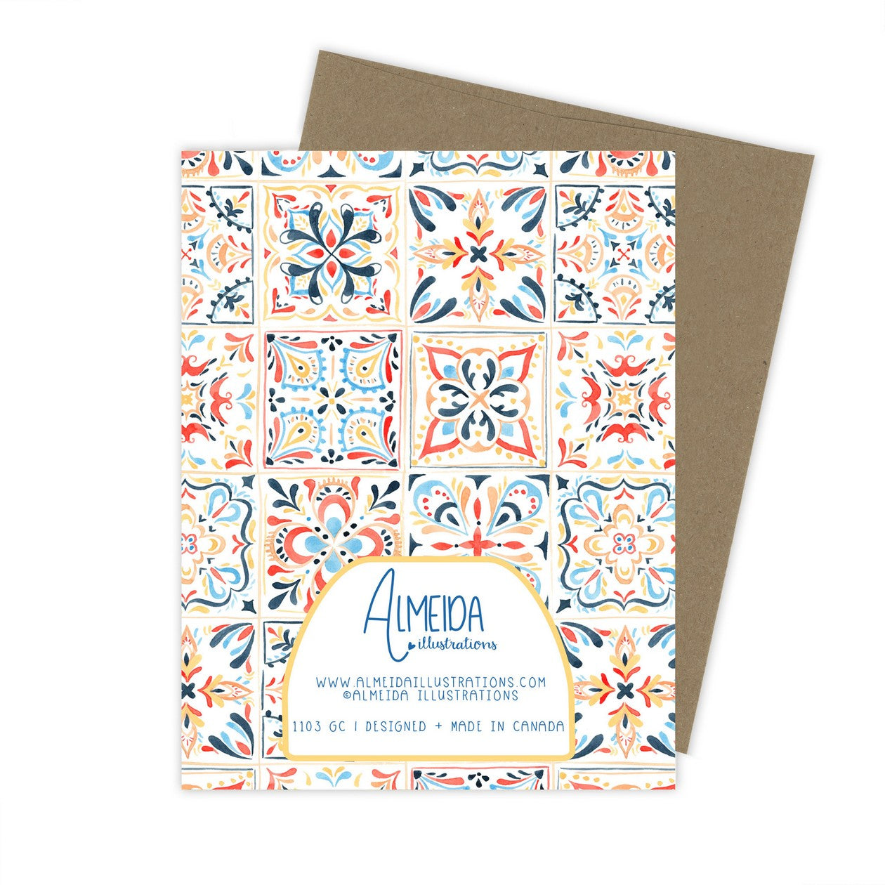 Tropical Tiles Everyday Card