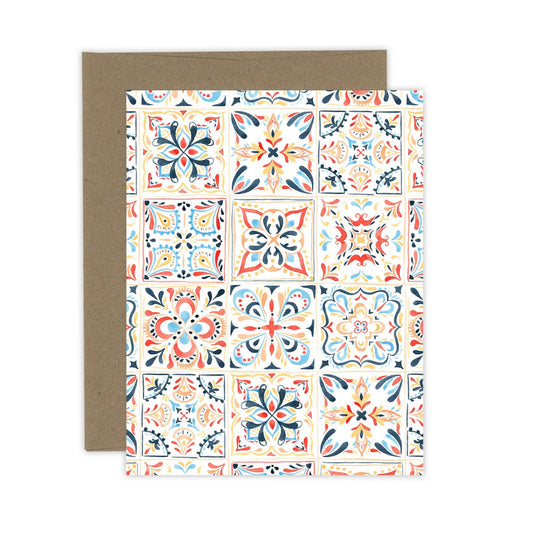 Tropical Tiles Everyday Card