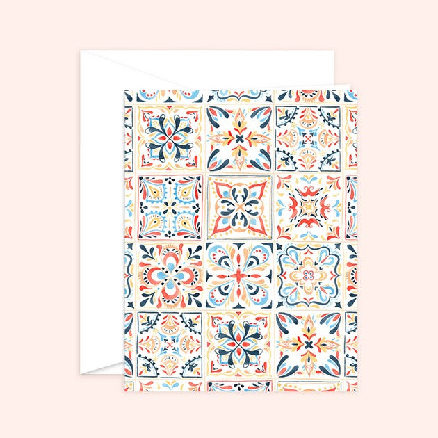 Tropical Tiles Everyday Card