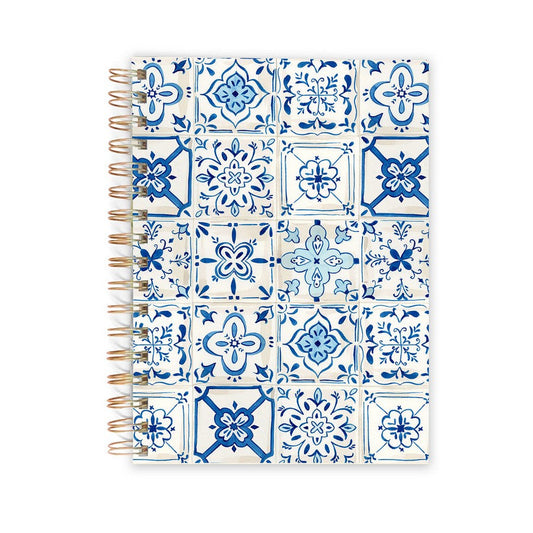 Azulejos Blue Tiles Spiral Notebook
