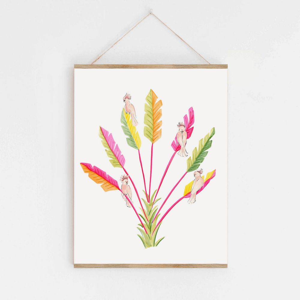 Tropical Cockatoo Tree