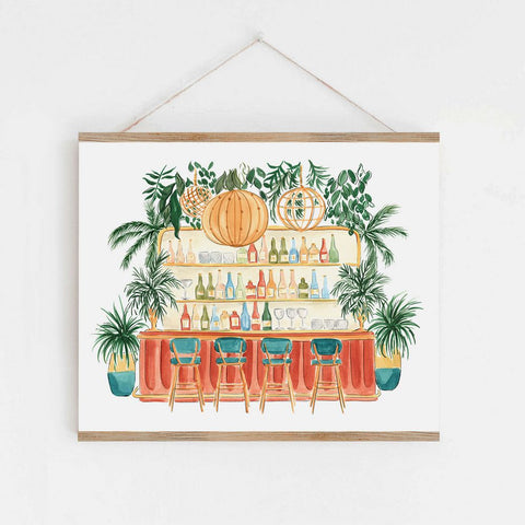 SALE Tropical Bar 8x10