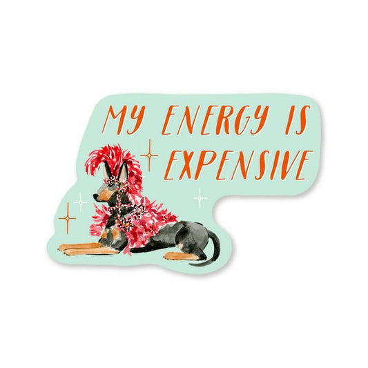 My Energy is Expensive Sticker